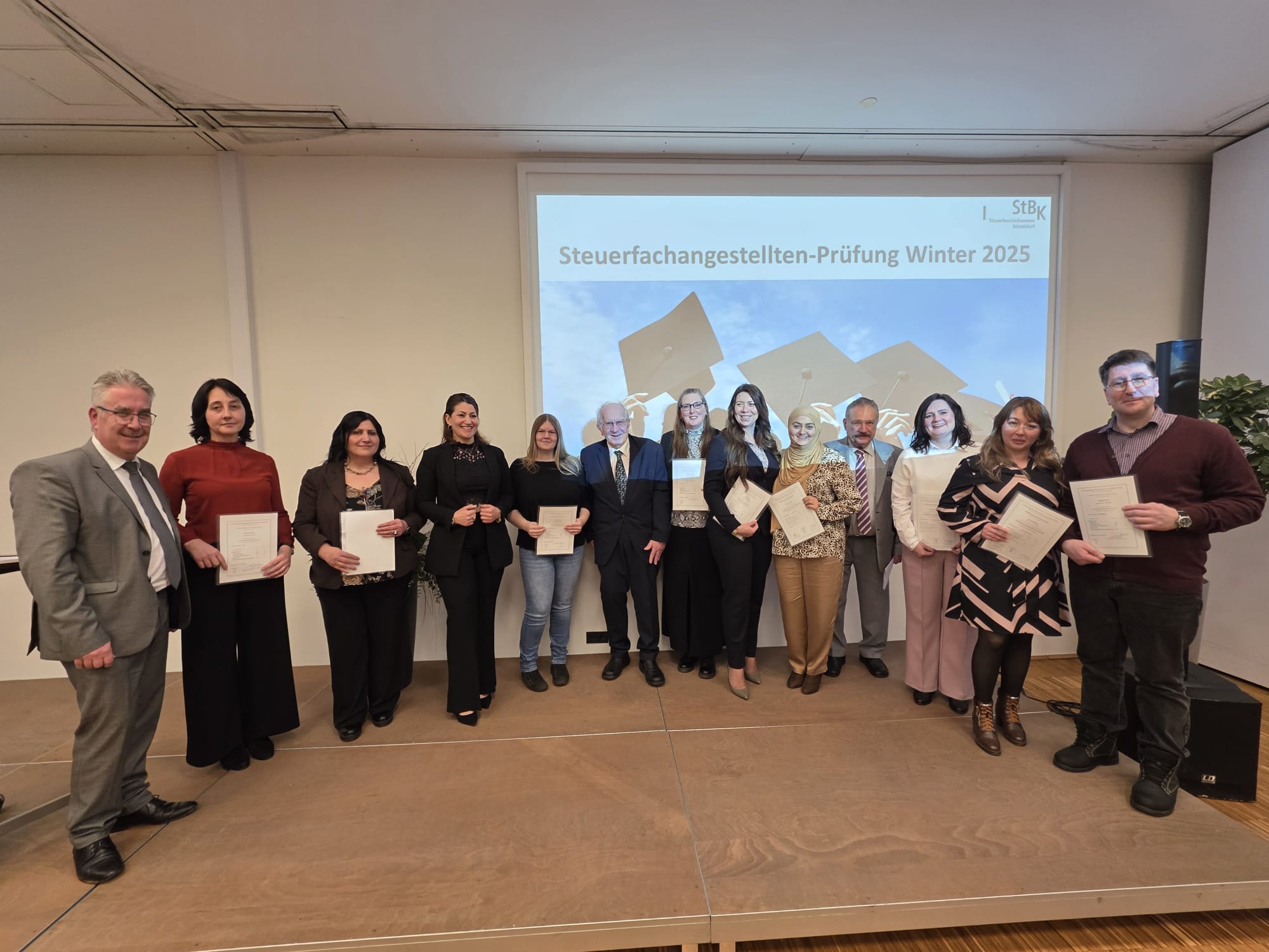 Drei Einser-Abschlüsse bei der Winterprüfung 2025-2026!